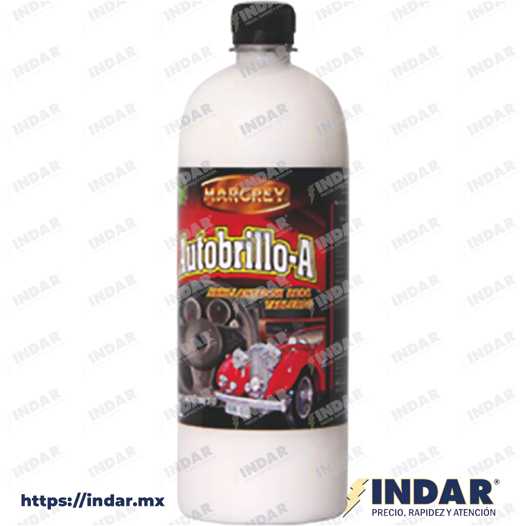 RESTAURADOR Y PROTECTOR DE SUPERFICIES DE CUERO Y VINIL AUTOMOTRIZ 1LT (AUTOBRILLO A)