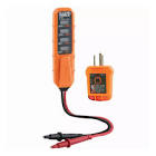 PROBADOR DE VOLTAJE CA/CD 480V + PROBADOR DE POLARIDAD C/GFCI