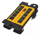 MULTICONTACTO ELECTRICO 1200J 10 ENTRADAS ATERRIZADAS SUPRESOR D/PICOS