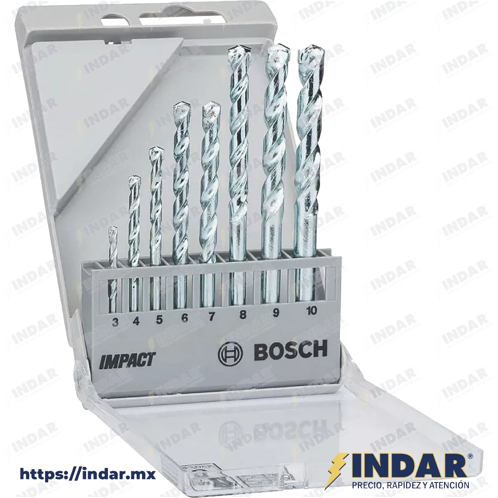 JUEGO DE BROCAS PARA CONCRETO (CYL-1) (8 PZAS)