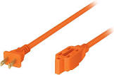 EXTENSION ELECTRICA USO RUDO 12 MT CAL. 16  NARANJA