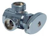 LLAVE ANGULAR PARA CONTROL DE AGUA DOBLE