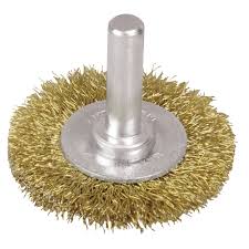CARDA CIRCULAR ALAMBRE ONDULADA FINO 2" X 0.17 MM CON ZANCO 1/4"
