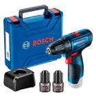 TALADRO ATORNILLADOR INALAMBRICO 3/8" 12 V 2VR 400-1500 RPM 14-30 NM  (GSB 120-LI)+GUANTES BOSCH