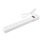 MULTICONTACTO ELECTRICO 127V 8 ENTRADAS ATERRIZADAS BARRA