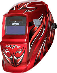 CARETA PARA SOLDAR ELECTRONICA AJUSTE DE MATRACA ROJA