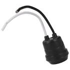 PORTALAMPARA DE HULE PARA INTEMPERIE COLOR NEGRO