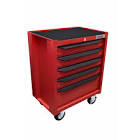 GABINETE MOVIL 27" 5 GAVETAS MANIJA USO INDUSTRIAL NEGRO