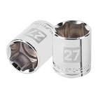 DADO DE 27 MM, 6 PUNTAS, CUADRO 1/2', TRUPER