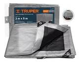 LONA GRIS REFORZADA 3 X 5 M, TRUPER