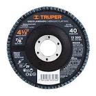 DISCO 4-1/2' LAMINADO GRANO 40 CENTRO 7/8', TRUPER