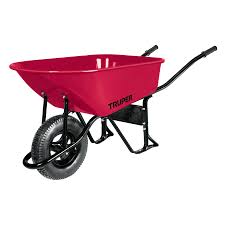 CARRETILLA 6 FT3 NEUMÁTICA, BASTIDOR TUBULAR, TRUPER