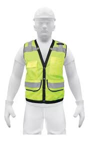 CHALECO SEGURIDAD REFORZADO VERDE CON BOLSAS, XG, EXPERT