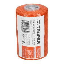 CARRETE CON 165 M DE HILO PARA ALBAÑIL NARANJA, TRUPER