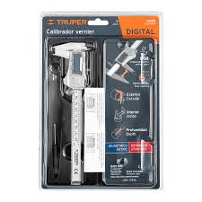 CALIBRADOR VERNIER DIGITAL 6' ACERO INOX, STD Y MM, TRUPER