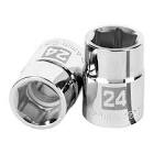 DADO DE 24 MM, 6 PUNTAS, CUADRO 3/4', TRUPER