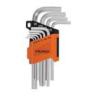 JUEGO 10 LLAVES ALLEN STD PUNTA HEXAGONAL CON ORGANIZADOR