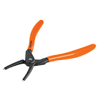 PINZA PUNTA RECTA 7' PARA CERRAR ANILLOS, MANGO DE PVC