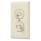 PLACA ARMADA, 2 INTERRUPTORES, MARFIL, VOLTECK