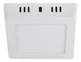 LUMINARIO LED TIPO PLAFÓN 6 W, CUADRADO, LUZ DE DÍA, BLANCO