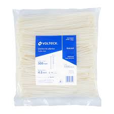 BOLSA CON 1000 CINCHOS PLÁSTICOS 50LB, 300X4.5 MM, NATURALES