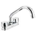 MEZCLADORA 4' PARA LAVABO, TUBULAR, CARTUCHO CERÁMICO