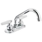 MEZCLADORA 4' PARA LAVABO, CUELLO TUBULAR, MANERALES CONO