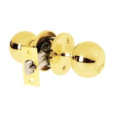 [MUN-TPB-02] CERRADURA POMO TUBULAR ENTRADA LATON BRILLANTE