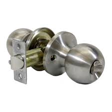 [MUN-TPC-03B] CERRADURA POMO TUBULAR BAÑO ACERO INOXIDABLE