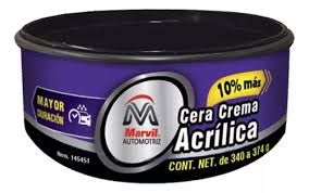[MAR-145451] CERA EN PASTA PARA AUTOS ACRILICA 340 GR