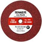 [TEN-1063] RUEDA DE FIBRA 2" X 1/8" X1/4" TIPO 1 (UNIXPLUS D7)