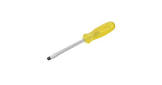 [URR-9804] DESARMADOR PLANO 1/4"X4" (AMBAR) (BARRA CUADRADA)