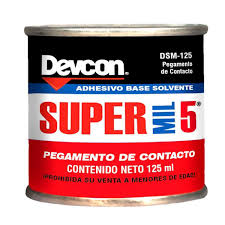 [DEV-DSM-125] ADHESIVO DE CONTACTO 125 ML (4.22 OZ) (SUPER MIL)