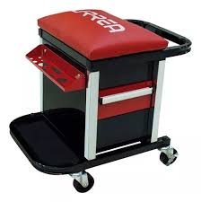 [URR-9984] BANCO PARA MECANICO 25CM X 23CM X 85CM CON RUEDAS Y 2 CAJONES