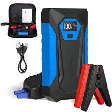 [URR-AB11] ARRANCADOR DE BATERIA AUTOMOTRIZ 11000MAH 12V ENTRADA A 120/220V USB LEDS EMERGENCIA PINZAS CABLES