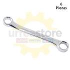 [URR-1065M] LLAVE DE ESTRIAS 15º 17X19MM 12 PTAS PULIDO ESPEJO