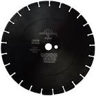 [AUS-1544] DISCO DE DIAMANTE 14" X 0.125" X 1" SEGMENTADO P/MATERIALES PETREOS DUROS NEGRO PLATA
