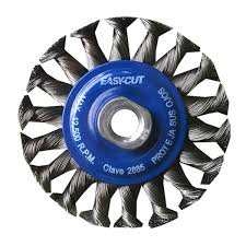 [TEN-1563] CARDA CIRCULAR ALAMBRE PLASTIFICADOS TRENZADO 4.1/2"X0.020"XMR ALTO RENDIMIENTO TENAZIT