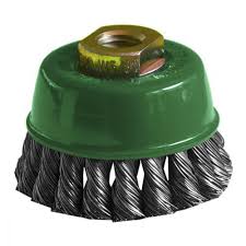 [TEN-1565] CARDA COPA ALAMBRE TRENZADO 3"X0.020"XMRX3/4" ACERO AL CARBON TENAZIT