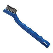 [TEN-1588] CEPILLO DE ALAMBRE 1/2"X0.006" 3X7 HILERAS ACERO INOXIDABLE MANGO DE PLASTICO