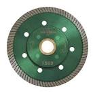 [AUS-1590] DISCO DE DIAMANTE 4"X0.04"X7/8" C/REFUERZO CENTRAL P/CORTE DE GRANITO  VERDE PLATA