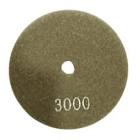 [AUS-1598] PAD DIAMANTADO TRABAJO EN HUMEDO 4" G3000 C/VELCRO P/PULIDO DE PIEDRA