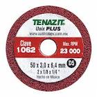 [TEN-1641] RUEDA DE FIBRA 2X1/2X1/4 UNIX DENSIDAD MEDIUM P/ACABADOS DE ACERO INOX. (TENAZIT)