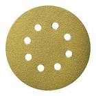 [TEN-1734] DISCO DE LIJA AUTOAD. 5" G080 C/VELCRO C/8 HOYOS Y RESP. DE PAPEL (USO GRL.)