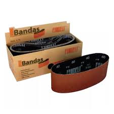 [SUR-BL318040] BANDA DE LIJA 3" X 18" GRANO 040 PARA MADERA Y METAL