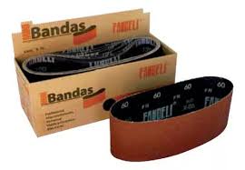 [SUR-BL321040] BANDA DE LIJA 3" X 21" GRANO 040 PARA MADERA Y METAL