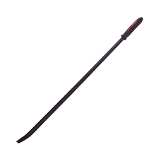 [URR-BLC48] BARRA DE PALANCA PUNTA CURVA 48" ACERO PAVONADO MANGO BIMATERIAL CON CASQUILLO DE IMPACTO