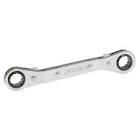 [URR-1185] LLAVE DE ESTRIAS DE MATRACA ACODADA 3/4"X7/8" 12 PTAS PULIDO ESPEJO