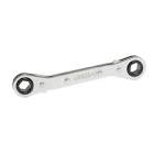 [URR-1185M] LLAVE DE ESTRIAS DE MATRACA ACODADA 15X17MM 12 PTAS PULIDO ESPEJO