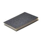 [TEN-2096] LIJA ESPONJA HOJA 2 LADOS G100 4"X5"X1/2" (101MMX127MMX13MM) MAD-MET-LAC-PINT-MET NO FERR-PLAST